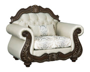Acme Furniture Pierce Beige Chair with Pillow