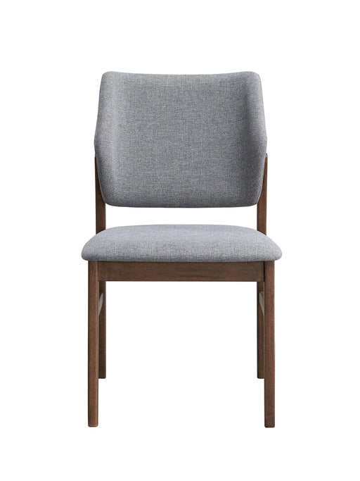 2 Acme Furniture Sarha Light Gray Walnut Side Chairs