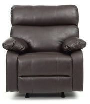 Glory Furniture Manny Black Faux Leather Rocker Recliner