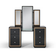 Glory Furniture Black 6 Drawers Vanity Set