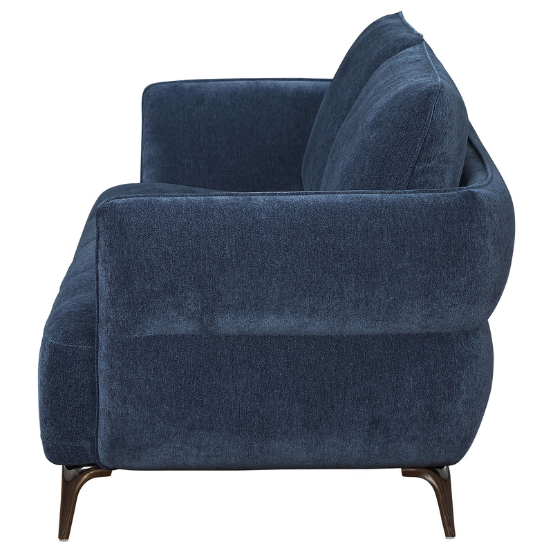 Coaster Furniture Lively Blue Track Arm Sofa
