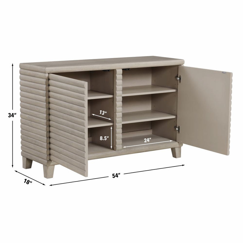 Steve Silver Lily Gray 54 Inch Server