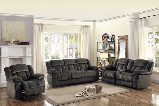 Home Elegance Laurelton Brown 3pc Living Room Set