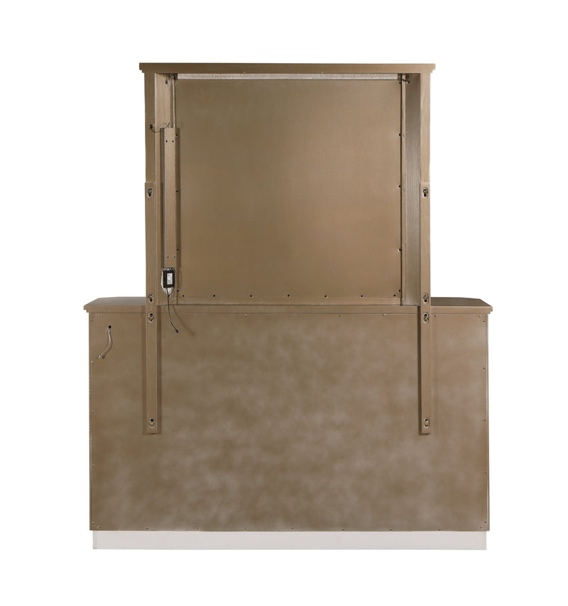 Galaxy Home Medusa Gold Dresser