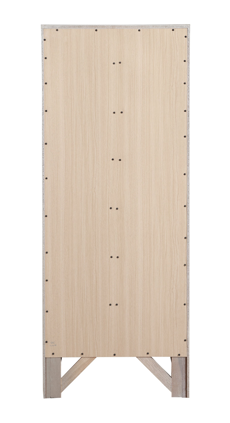 Glory Furniture Marilla Silver Champagne 7 Drawers Lingerie Chest