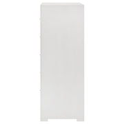 Coaster Furniture Ives White High Gloss 5 Drawer Chest