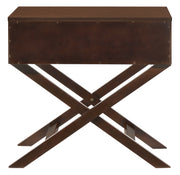 Glory Furniture Xavier White 1 Drawer Nightstand