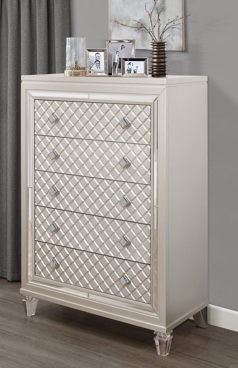 Global Furniture Paris Champagne Drawer Chest