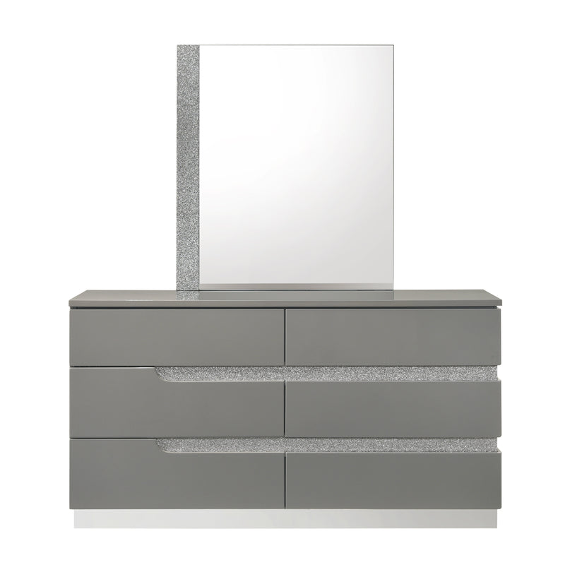 New Classic Furniture Paradox Gray Mirror