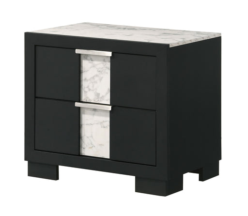 Crown Mark Rangley Black Night Stand