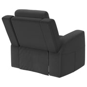 Coaster Furniture Brentwood Dark Charcoal Grey Recliner Chair
