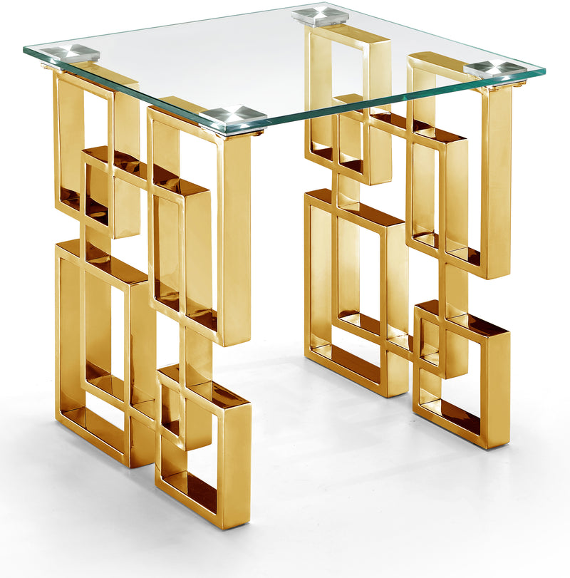 Meridian Furniture Pierre Gold End Table