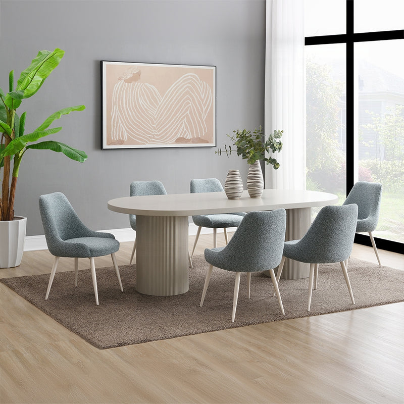 Acme Furniture Laela Bone White Dining Table