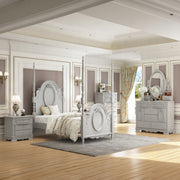 Acme Furniture Flora Gray Dresser and Mirror