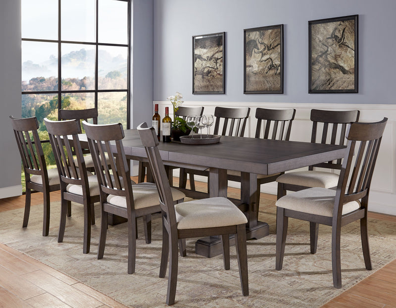 Steve Silver Napa Dusty Espresso 11pc Dining Room Set