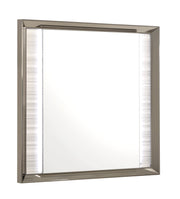 Global Furniture Zambrano White Mirror with LED