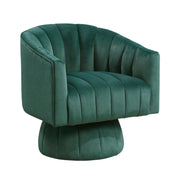 Home Elegance Bristol Teal Swivel Chair