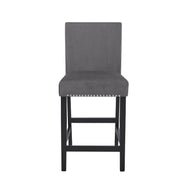 2 New Classic Furniture Celeste Gray Counter Height Chairs