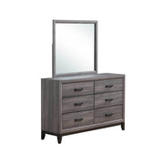 Global Furniture Kate Foil Grey Drawer Dresser