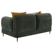 Coaster Furniture Jade Green Track Arm Loveseat