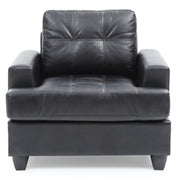 Glory Furniture Sandridge Black PU Chair