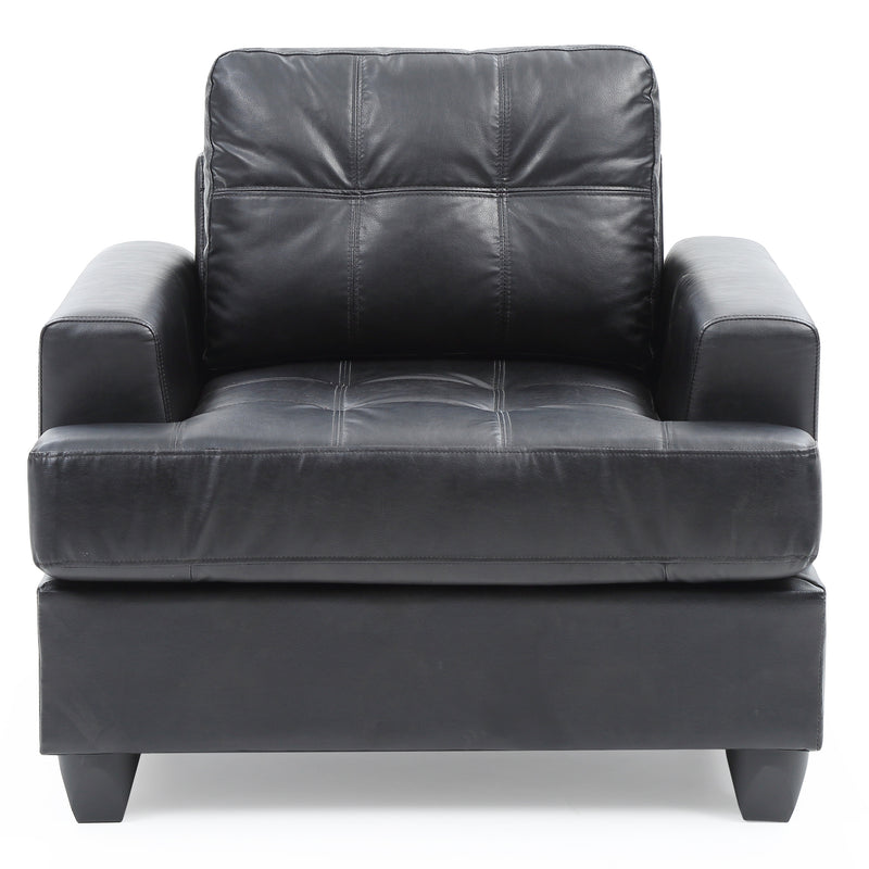 Glory Furniture Sandridge Black PU Chair