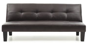 Glory Furniture Alan Red Faux Leather Sofa Bed