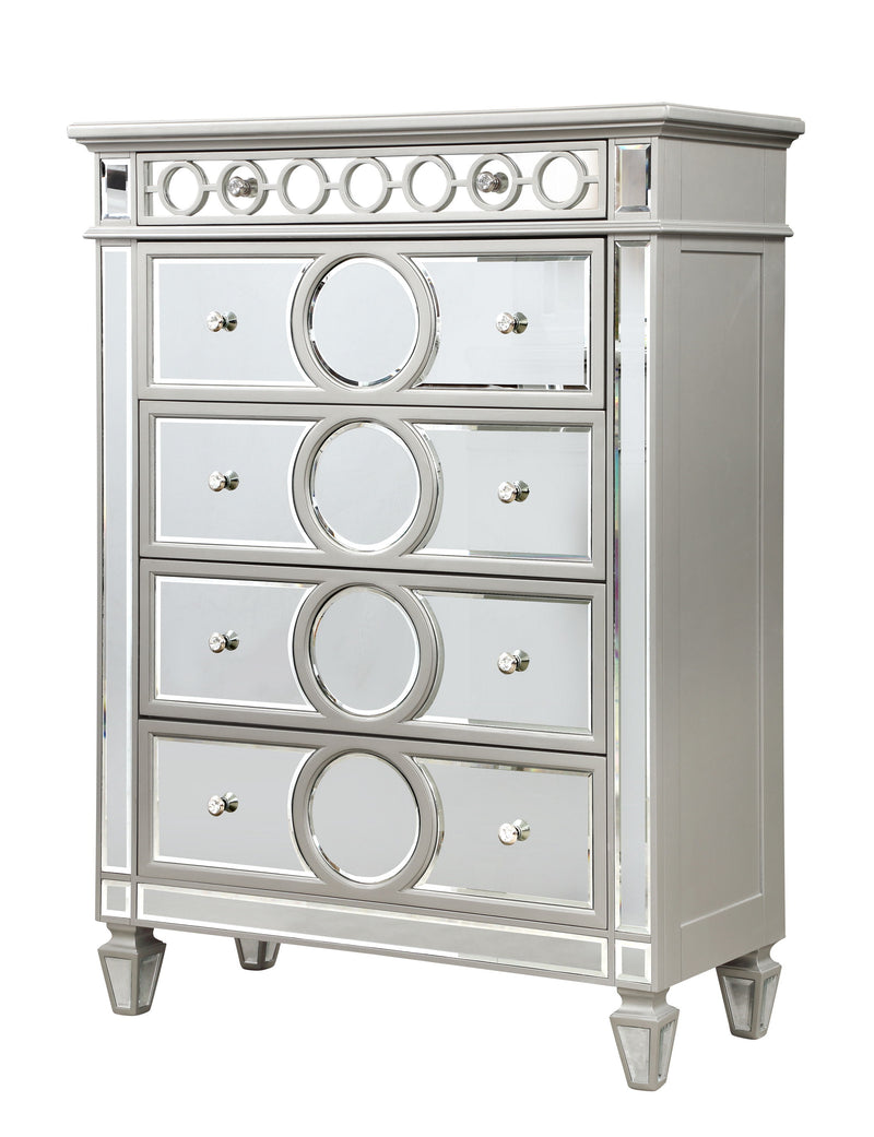 Galaxy Home Symphony Silver Drawer Chest