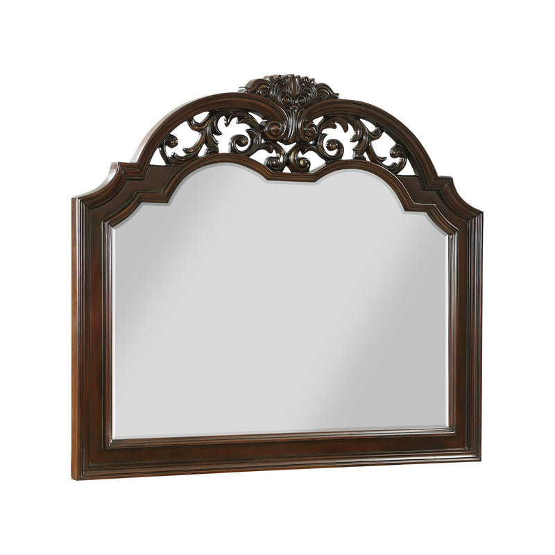 Home Elegance Adelina Cherry Dresser And Mirror