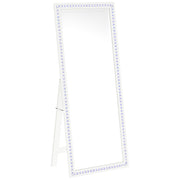 Coaster Furniture Windrose White LED Standing Mirror