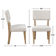 Steve Silver Colvin Off White Side Chair