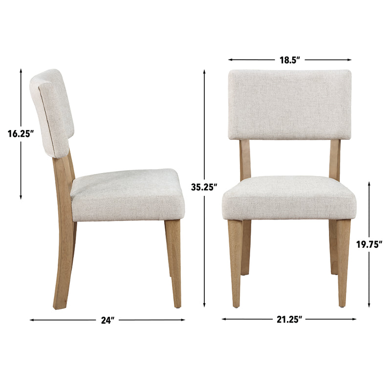 Steve Silver Colvin Off White Side Chair