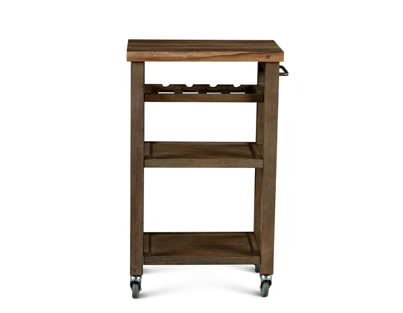 Steve Silver Belden Grey Kitchen Cart