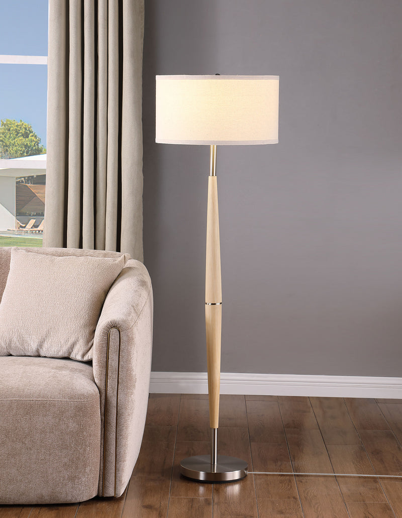 Coaster Furniture Flanary White Floor Lamp
