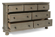 New Classic Furniture Allegra Gray Pewter Dresser