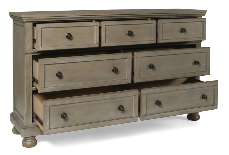 New Classic Furniture Allegra Gray Pewter Dresser