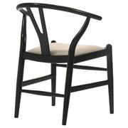 2 Coaster Furniture Crestmont Black Dining Side Chairs