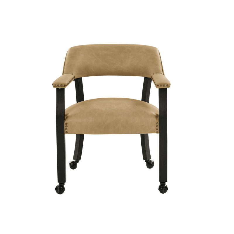 Steve Silver Rylie Camel Castered Captains Chair