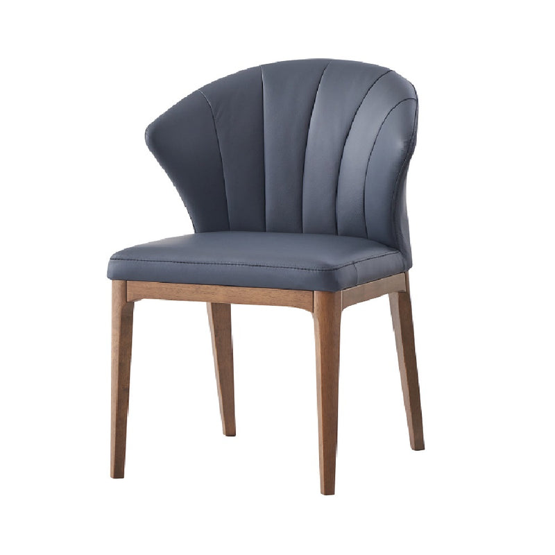 2 Acme Furniture Seraphyne Slate Walnut Side Chairs