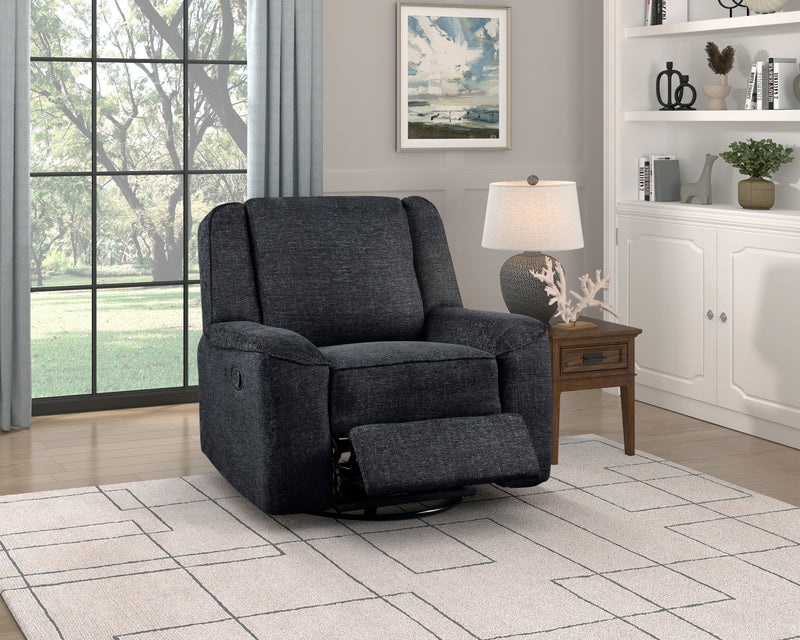Home Elegance Monterey Beige Swivel Reclining Chair