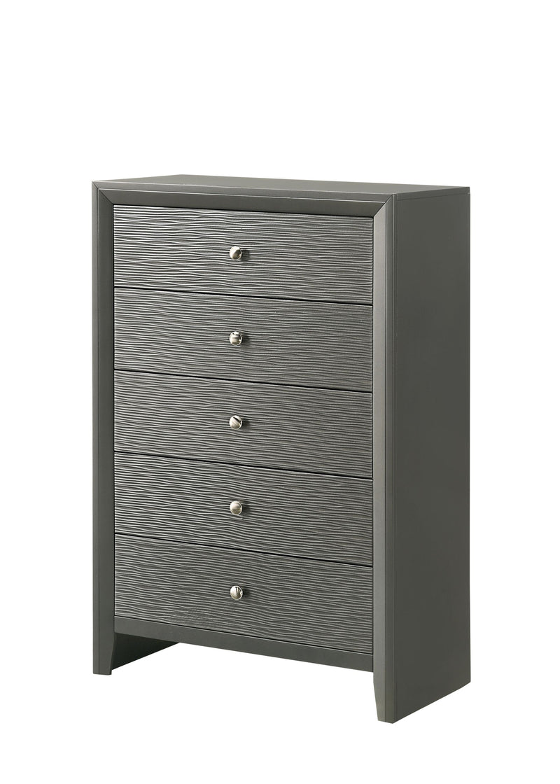 Crown Mark Denker Gun Metal Chest