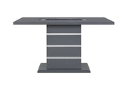 Global Furniture Monaco Dark Grey Rectangular Bar Table