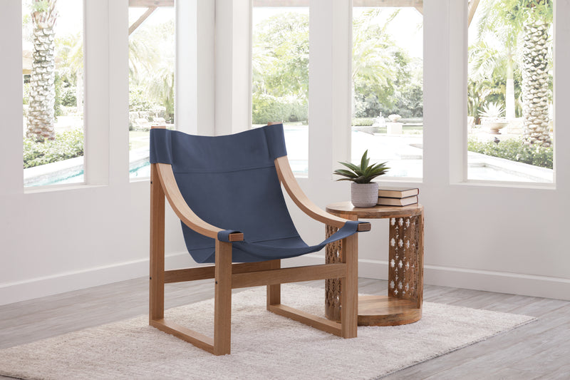 Steve Silver Lima Blue Cobalt Leather Sling