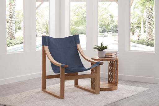 Steve Silver Lima Blue Cobalt Leather Sling