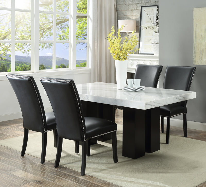 Steve Silver Camila White Rectangle Dining Table