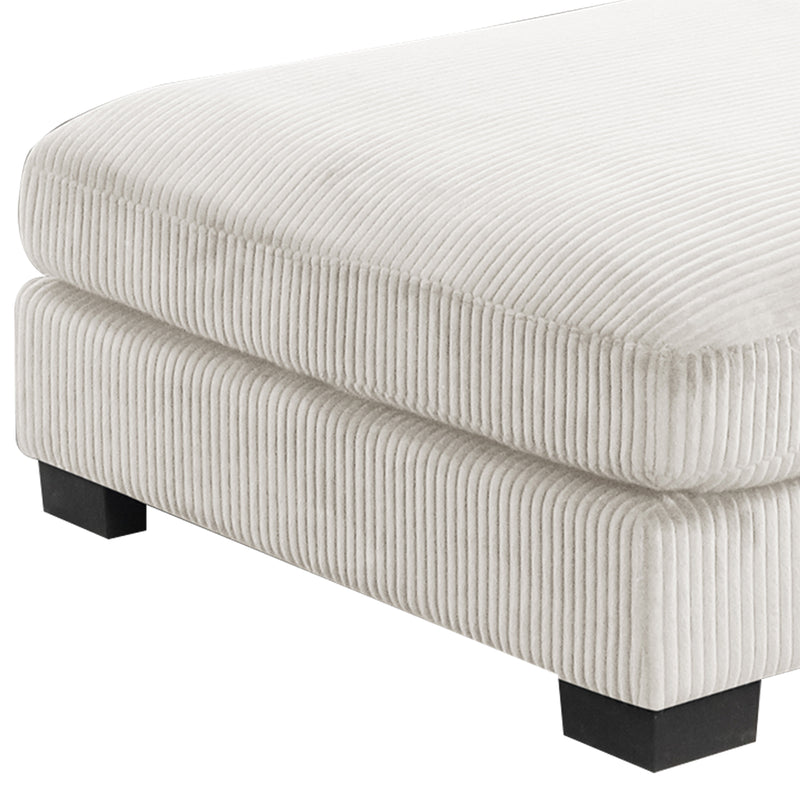 Galaxy Home Bentley Cream Ottoman