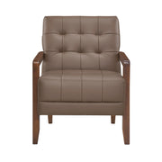 Home Elegance Crafton Dark Brown Accent Chair