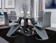 Global Furniture D2207 Grey 5pc Dining Room Set