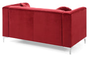 Glory Furniture Pompano Burgundy Velvet Loveseat