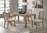 Coaster Furniture Scottsdale Washed Brown 5pc Dining Room Set
